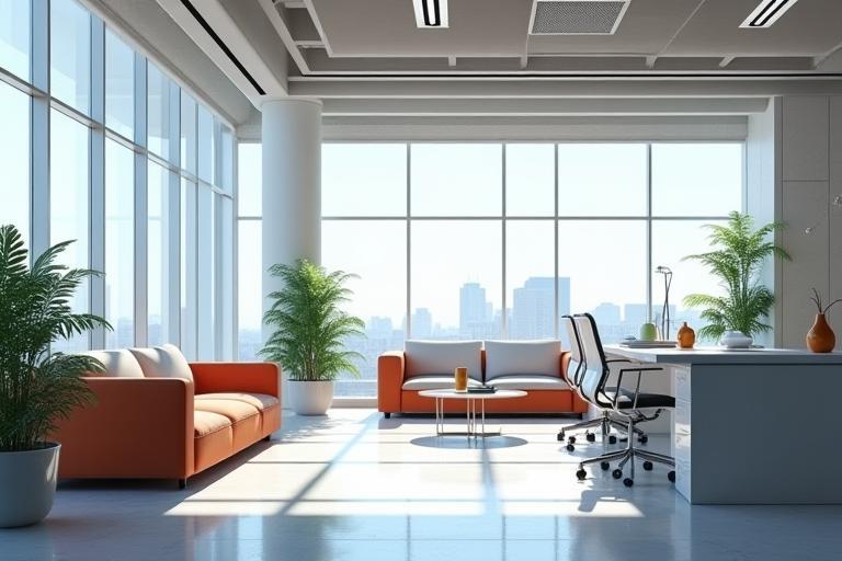 Modern office space representing the collaborative environment at AlpenTrain Solutions AG